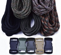 Paracord Starter Combo 10 Foot Bundle Kit – Ammo Camo Combo With Buckles