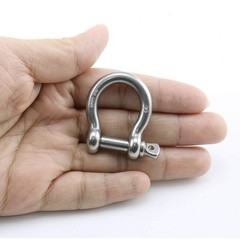 4pcs 1/4 Inch Stainless Steel Bow Shackle Screw Pin Anchor Shackle Hardware R…