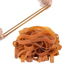 Rubber Bands Large Wide 6.5inch 35pcs Natural color of rubber