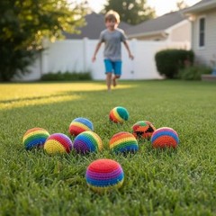 Handmade Sacks Footbag Toys Balls Juggling Ball Kid Outdoor Toys Soft Ball