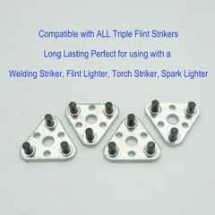 GUTIMORE Triple Flint Replacements 20 PC for Torch Welding Striker