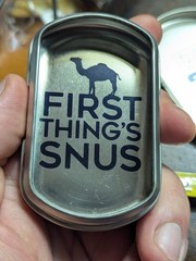 EMPTY Camel Mint Snus Tin Set (2) w/ Phrases 3″ Crafts/Survival/Fishing Storage