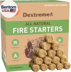 Fire Starter (120 PCS) Natural Fire Starters for Campfire, Charcoal Starter, Fir