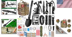 Men’s 142-Pc Survival & First Aid Emergency Kit – Perfect for Camping Adventures