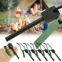 Lot Magnesium Fire Starter Stick Rod Survival Kit Emergency Camping Outdoor Tool