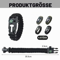 Survival Bracelet, Multifunctional Survival Bracelet, Buckle, Compass, Rescue…