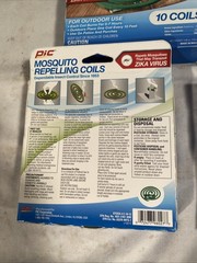 PIC Mosquito Repelling Coils – 10 Coils Each – Model C-10-12 4 Packs 40 Coils