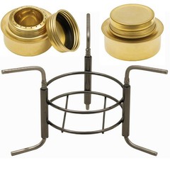 Tripod for Spirit Cooker, Folding, Steel, Spirit Cooker, Can, Brass