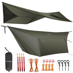 onewind 12×10 ft Hammock Tarp, Ultralight ft, Od Green-12′ Rectangular