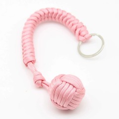 Paracord Monkey Fist Style Keychain Outdoor Hiking Accessory