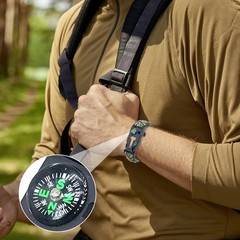 Survival Bracelet, Multifunctional Survival Bracelet, Buckle, Compass, Rescue…