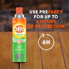 OFF! Outdoor Insect & Mosquito Repellent Fogger Backyard Pretreat, 12 Oz (12 Pk)