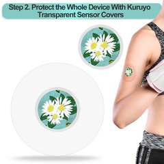 Waterproof Sensor Covers for Libre 3 Freestyle Sticker 40 Pack