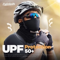 Fuinloth Neck Gaiter, 6 Pack One Size, Black+gray+green+camo+sand+brown