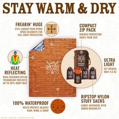 Don’t Die In The Woods – Extra Large Emergency X-Large, Survival Orange