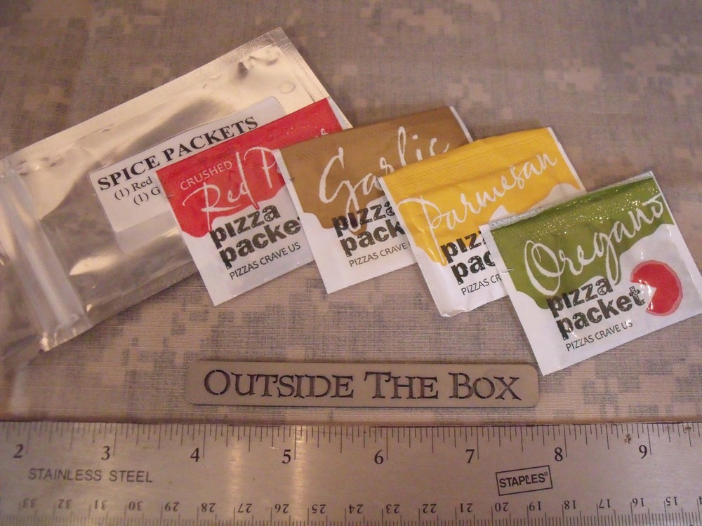 Emergency/Survival: Spice Packet Kit – Parmesan, Oregano, Garlic & Red Pepper