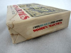 NOS Ohio Blue Tip Wooden Matches 3 Box Package 750 Count