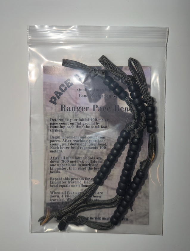 Ranger Pace Count Beads – 3 Pack Handmade Paracord Land Navigation USA Made