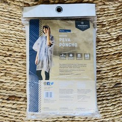 Stansport | Hooded Peva Poncho | Item # 963-C in Clear Unisex | 45 in X 72 in