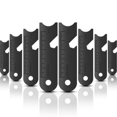 10 Pieces Fire Rod Starter Ferrocerium Rod Striker Scraper Steel Flint for Su…