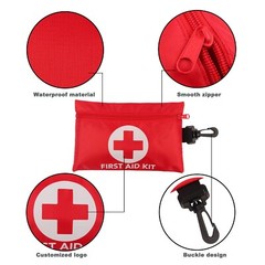 128Pc First Aid Kit Medical Emergency Trauma Military Survival Travel U.S Seller