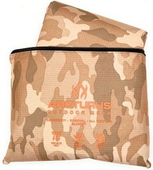 Heavy Duty Insulated Tarp & Survival Blanket – 60x82in, Waterproof, Desert Camo