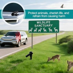 18 Pcs Deer Warning Whistles for Cars & Motorcycles – Collision Avoidance Device