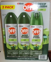 OFF! Deep Woods Insect Repellent 3 Pack (6 OZ x2 + 4 OZ)