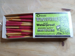 Vintage 1970 Box Coghlan’s Wood Windproof Waterproof Safety Matches Australia