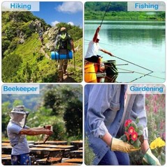 Anti Mosquito Head Net Hat Sun Bug Bee Insect Protection Fishing Hiking Bucket