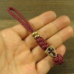 Brass “Cross” knife Lanyard Bead Paracord beads crafted for EDC gear XLH039