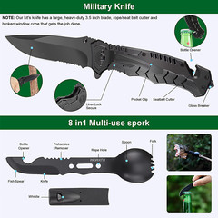 Survival Kit, 28 in 1, Emergency Survival Gear and Equipment Supplies Kits