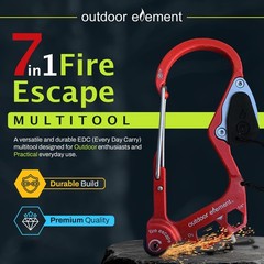Fire Escape, Emergency Escape Tool, Seatbelt Cutter, Window Breaker, Multi To…