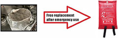 Emergency Fire Blanket for Home and Kitchen, 5 Size for Choice, 1 Pack Fire Blan