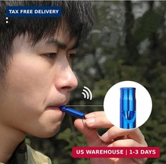 Tergy 50-200 Pieces Emergency Whistle with Keychain Aluminum Survival Whistle Ke