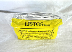 Listos Thermal Reflective Blanket 54” By 84” NEW