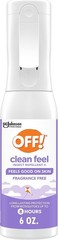 OFF! Clean Feel Insect Repellent Misting Spray Fragrance-Free Lasting Protection