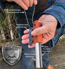 Fire-Fast Trekker Multi Pak Best Emergency Waterproof Survival Fire Starters.