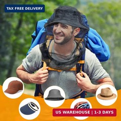 Mosquito Head Net for Insects, 2 Pack, Premium Bug Net for Head, Fly & Bug Prote