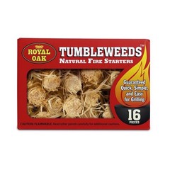16-Pack Frontier Tumbleweeds Paraffin Fire Starter 8 min