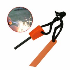 10x Fire Starter Flint Stone Striker Survival Kit Ferro Rod Outdoor Camping Tool