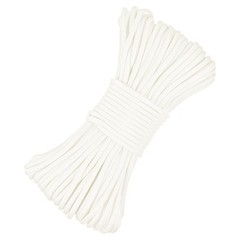 1PCS 4 mm 102FT Guyline Camping Paracord 7 Strands for Camping Tents, White