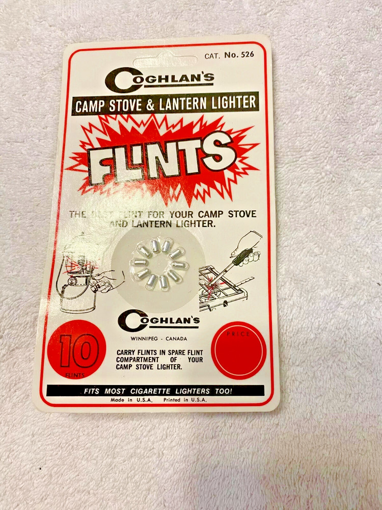 Coghlan’s flints new vintage in origional package