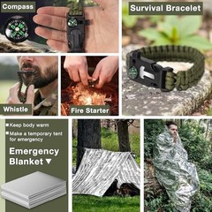 Survival Kits, Hiking and Camping Essentials, Emergency Survival Gear, Gifts