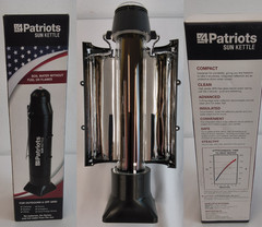 4Patriots Sun Kettle Solar Powered Water Heater Portable Camping #W5347