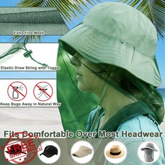 Benvo Mosquito Head Net Olive