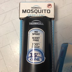 Thermacell Patio Shield Mosquito Repellent w Refill 6 Cartridge Pack + 18 Mats