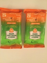 Personal Care insect repellant wipes plant base deet free 2 pack of 42 total 84