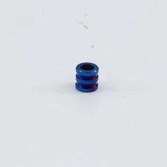 Vctitil 3 Pcs Titanium Alloy TC4 Knife Lanyard Beads,Parachute Cord Bead,Colu…