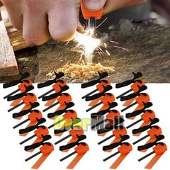 20X Fire Starter Flint Steel Striker Survival Kit Ferro Rod Camping Outdoor Tool